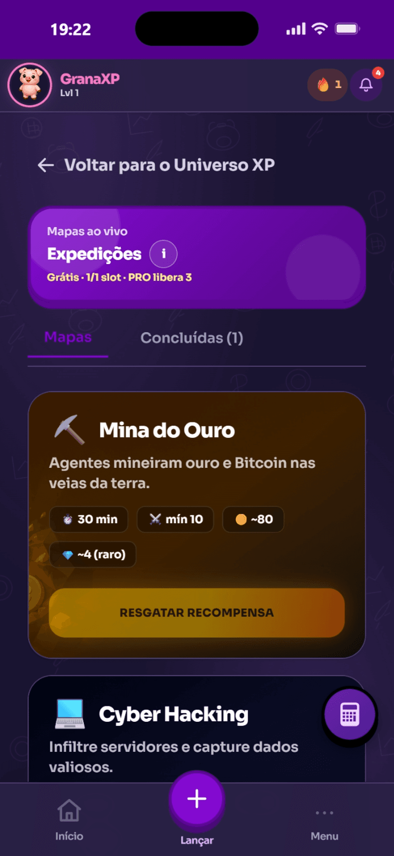 Expedições no celular